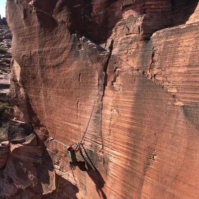 Climbing Yin and Yang in Red Rocks